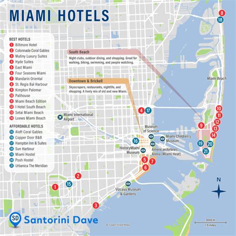 Miami Hotel Map Best Areas Neighborhoods And Places To Stay