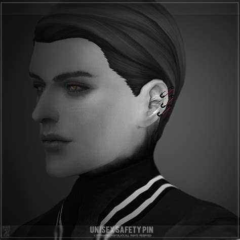 My Sims 4 Blog Safety Pin Piercings For Males And Females By Blackl