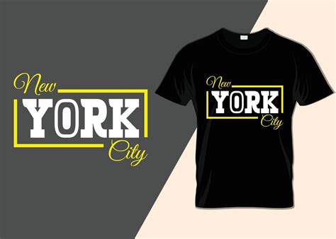 New York City T Shirt Design 14399272 Vector Art At Vecteezy