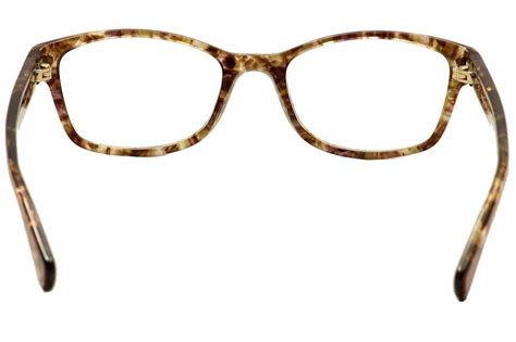 coach hc6065 5287 eyeglasses women s confetti light brown full rim 51 17 135