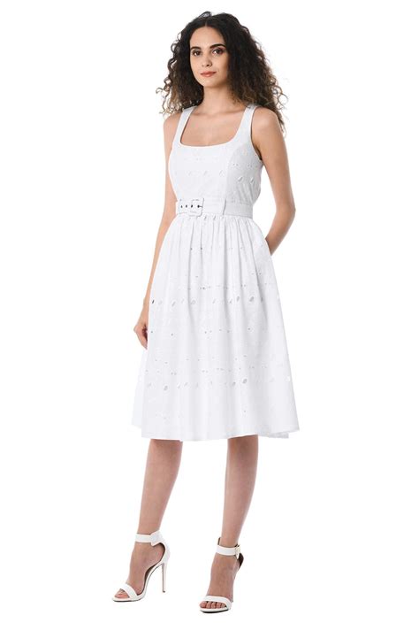 Plus Size White Summer Outfits Dress