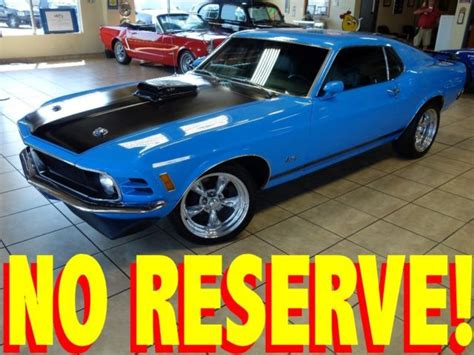 No Reserve 1970 Ford Mustang Fastback Mach 1 351 Shaker Restored 69