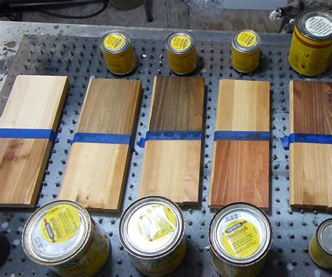 The Effects Of Different Stains On White Pine Wood 15 Steps Instructables