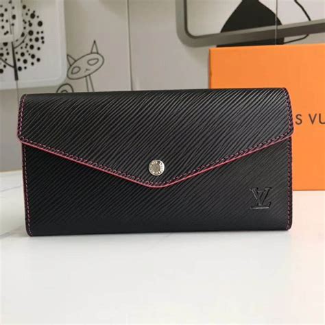 Louis vuitton wallet women provide a useful way to store important items, such as credit cards, photos, and even loose change, while on the go that may otherwise get damaged or lost inside a bag. Louis Vuitton LV Women Sarah Wallet in Epi Leather-Black ...
