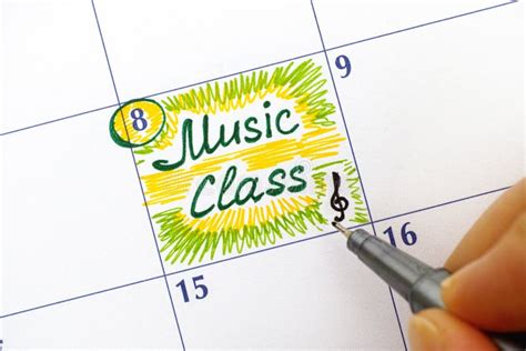 Reminder Class Reunion In Calendar With Pen Stock Photo Image Of Text