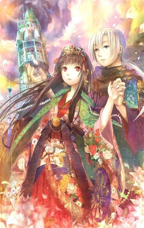 This Is A Cute Anime Wallpaper It Features Two Kimono Wearing Anime