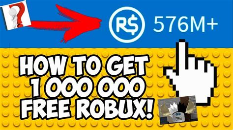 How To Get 1000000 Free Robux On Roblox Youtube
