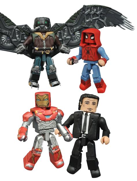 Stay close to the ground. Spider-Man Homecoming Minimates Figures Photos! - Marvel ...