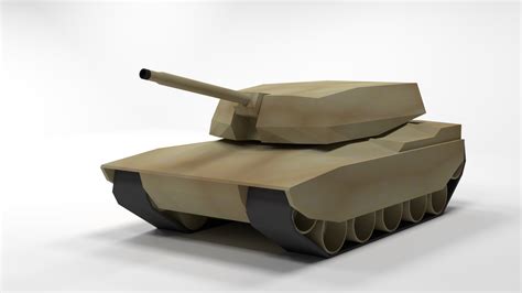 Low Poly Tank I Modelled In An Hour Poly Tanks Tank I Low Poly