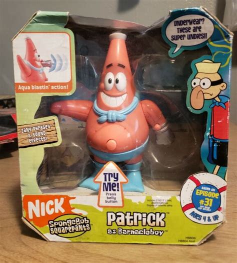 Rare Nick Spongebob Squarepants Patrick As Barnacleboy Action Figure
