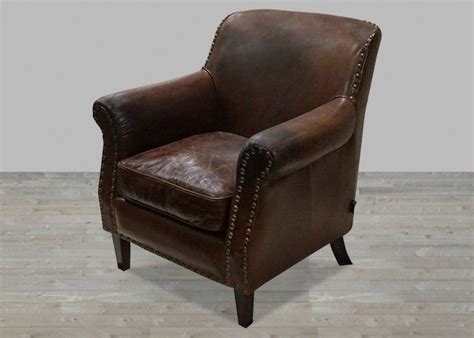 Pair of restored vintage cigar brown leather armchairs george smith howard. Vintage Leather Armchair with Nail Heads | Leather chair ...