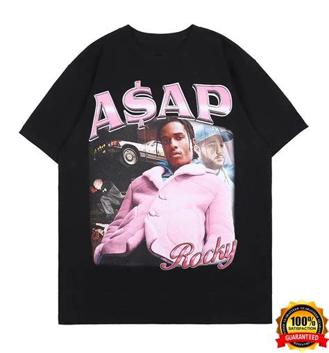 Asap Rocky Shirt Vintage Tee Rap Hip Hop Asap Rocky Merch Etsy