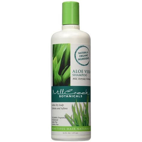 Mill Creek Botanicals Aloe Vera Shampoo 16 Oz Pack Of 3