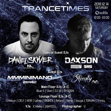 Stream Daniel Skyver Live At Trancetimes Solfa Tokyo Japan 14