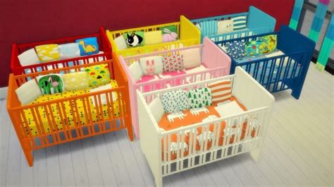 7 Crib Recolors At Budgie2budgie Sims 4 Updates