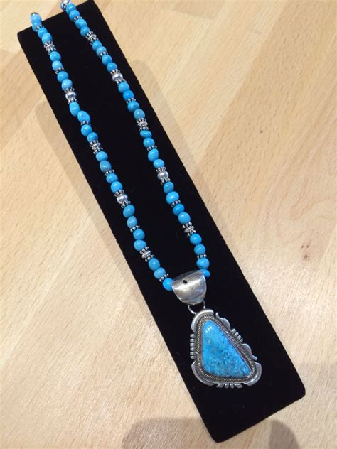 Navajo Turquoise Necklace From Kotahbearjewelry Turquoise Necklace