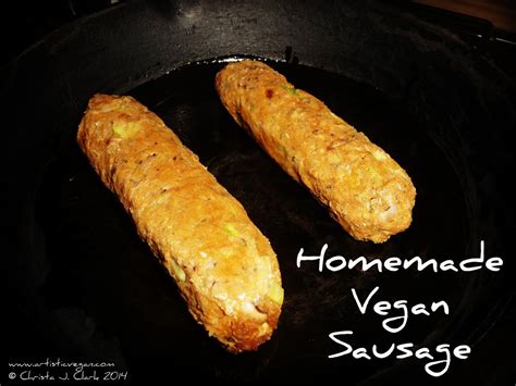 Homemade Vegan Sausage Soy Free And Gluten Free Artistic Vegan