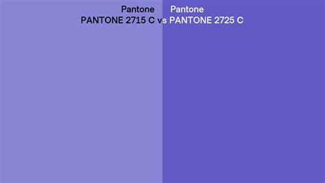 Pantone 2715 C Vs Pantone 2725 C Side By Side Comparison