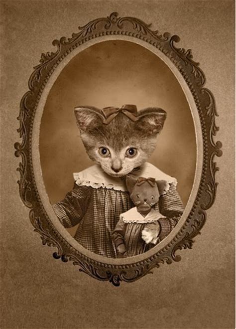Catsparella Custom Vintage Cat Portraits By Hot Digital Dog