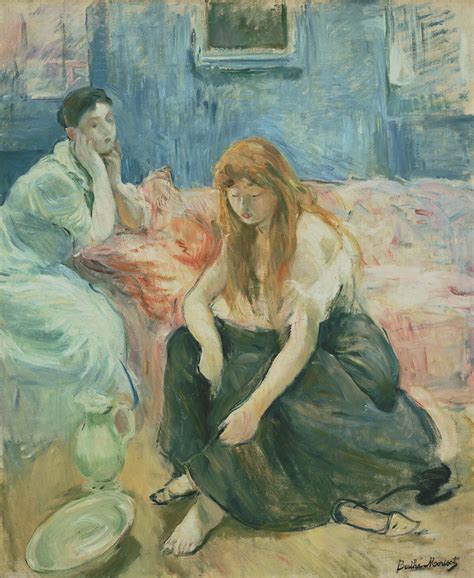 Two Girls By Berthe Morisot Obelisk Art History
