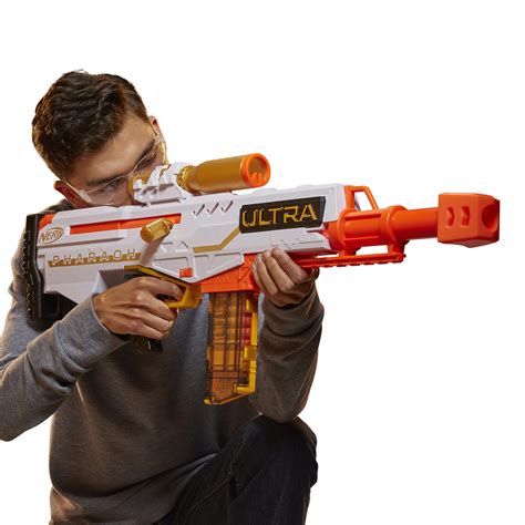 Nerf Ultra Blaster Pharaoh Avec Accents Dorés Premium Chargeur 10