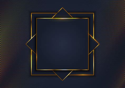 Free Vector Elegant Background With Gold Frame