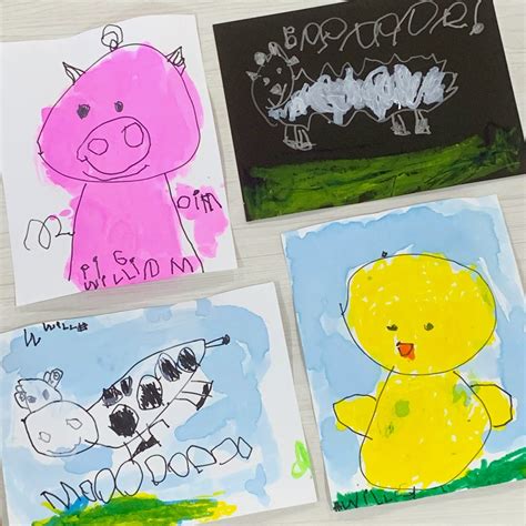 Farm Animal Directed Drawing Lessons For Preschoolers
