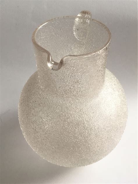A Gorgeous Victorian Crackle Glass Water Jug 508656