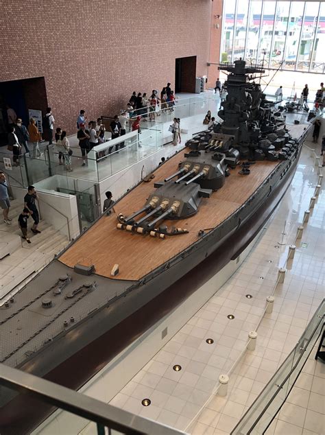 1 10 Scale Model Of Battleship Yamato Yamato Museum Kure Aug 2019