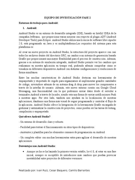 Un entorno de desarrollo integrado o entorno de desarrollo interactivo, en inglés integrated development environment (ide), es una aplicación informática que proporciona servicios integrales para facilitarle al desarrollador o programador el desarrollo de software. Investigacion Entornos de Desarrollo | Eclipse (Software) | Entorno de desarrollo integrado