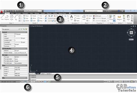 The Autocad Window A Quick Overview Cad Software Tutorials