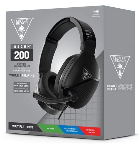 Turtle Beach Recon 200 Amplified Xbox One And Ps4 Gaming Headset