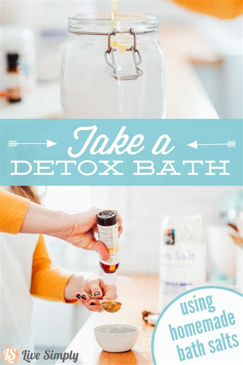 How To Make A Homemade Detox Bath Live Simply Detox Bath Homemade