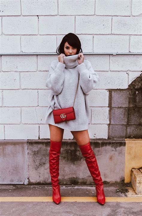 Suéteres Para El Frío Que No Te Quitarán Lo Cachondillo Red Boots Outfit Fashion Stylish