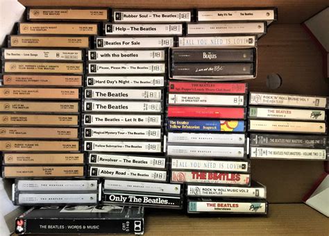 Lot 750 The Beatles Cassette Collection