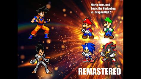 Friendships are forged, similarities will be noticed and two teams of. Mario Bros. and Sonic the Hedgehog vs. Dragon Ball Z ...
