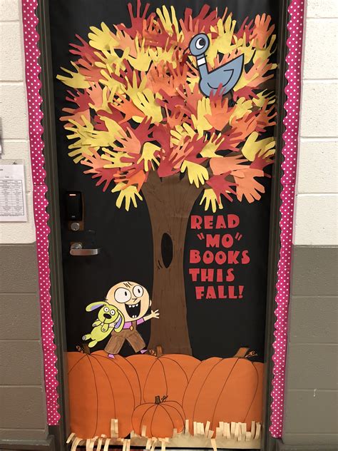 Mo Willems Fall Themed Classroom Door Classroom Decorations Library
