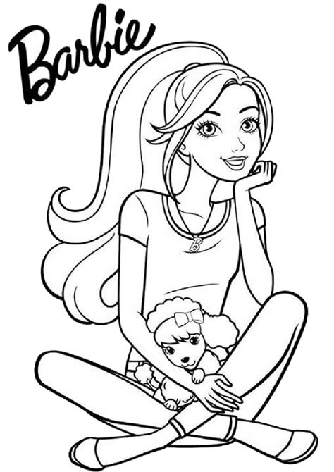 All the imagination of barbie, all the magic of a mermaid. √ Barbie Princess Coloring Pages For Kids - 30 princess ...