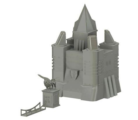 3d File Kit Of Voltron Castle Golion 5 Lion Robots・3d Printer Design To