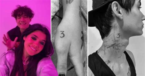 Tiktokers Nessa Barrett And Jaden Hossler Get Matching Tattoos Metro News