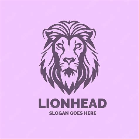 Premium Vector Lion Head Logo Template Minimal