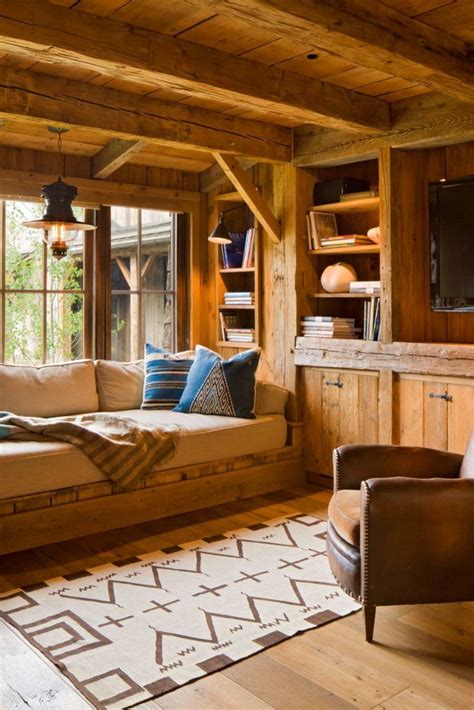 20 Coziest Rustic Reading Nook Ideas For Winter Hibernation Cabin