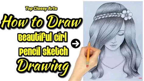 How To Draw Beautiful Girl Pencil Sketch Drawing How To Draw Face Of