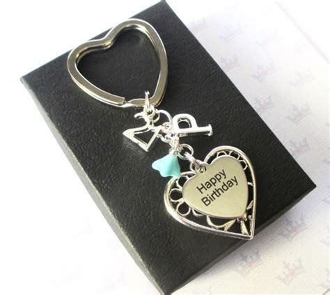 Personalised 21st Birthday Keyring Personalized 21st