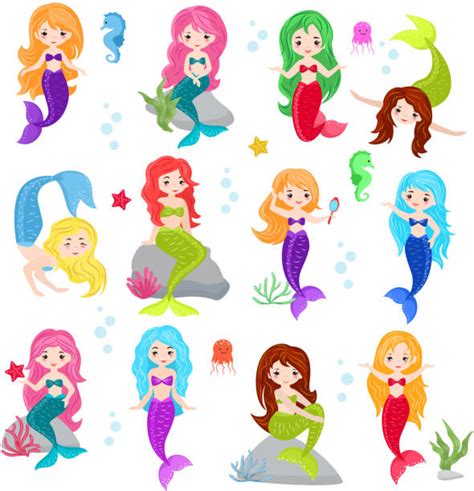 Mermaid Illustrations Royalty Free Vector Graphics And Clip Art Istock