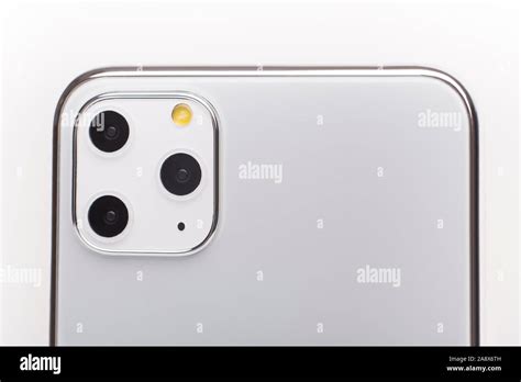 Iphone 11 Pro Max Camera Detailed Review On White Stock Photo Alamy