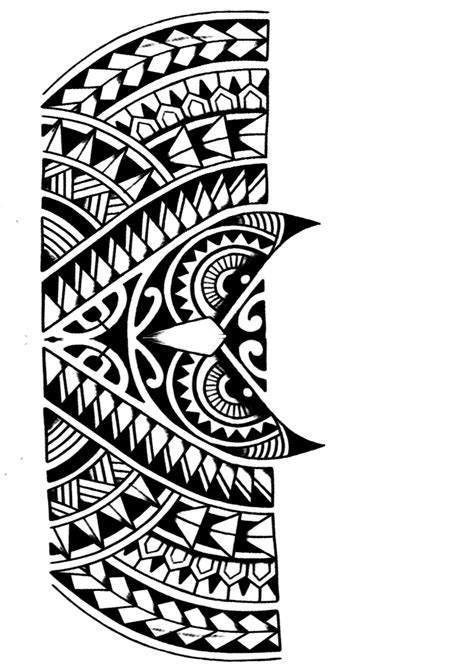 Polynesian Armband Tattoo Designs Polynesian 3 4 Sleeve 02 D Maori