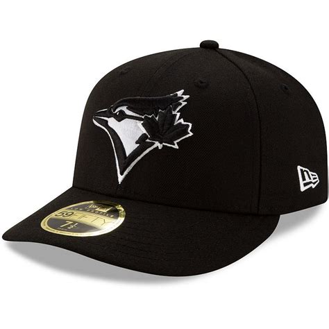 Mens New Era Black Toronto Blue Jays Team Low Profile 59fifty Fitted