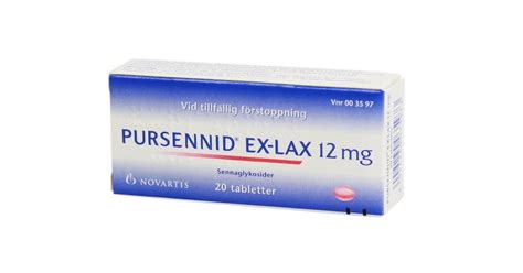 Köp Pursennid Ex Lax Dragerad Tablett 12 Mg 20 St På