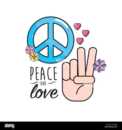 1960s Hippy Peace Symbol Cut Out Stock Images And Pictures Alamy